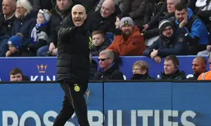 Enzo Maresca dikabarkan Sky Sports telah mencapai kata sepakat dengan Chelsea untuk duduk di kursi manajer. (AFP/Darren Staples)