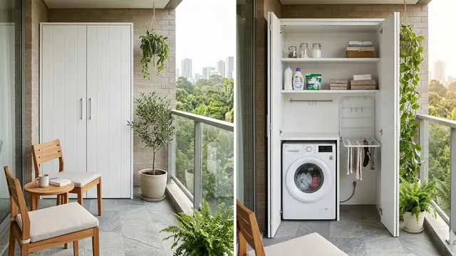 Ide Desain Area Laundry Hidden Space di Rumah Minimalis. Gemini