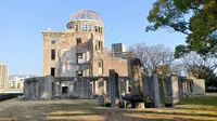 Hiroshima peace memorial atau genbaku dome. (Liputan6.com/ Mevi Linawati)
