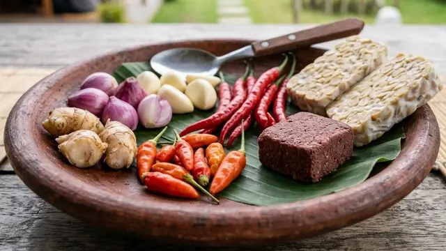 Resep Tempe Penyet Sambal Kencur (AI Generated)
