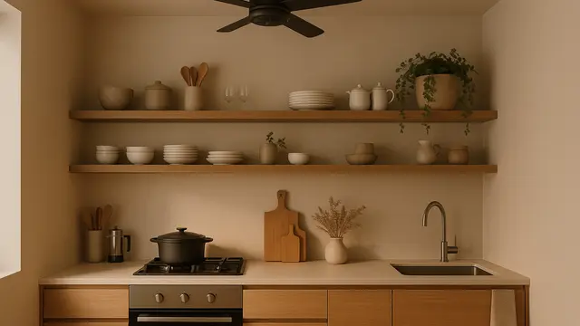 Inspirasi Dapur Tanpa Jendela