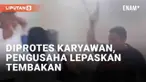 Aksi koboi seorang pengusaha di Medan berinisial R viral di media sosial. Peristiwa terjadi di dalam ruangan saat ia dikerumuni serikat pekerja. Pengusaha alat berat itu menembak ke langit-langit beberapa kali hingga ditenangkan oleh seorang wanita.