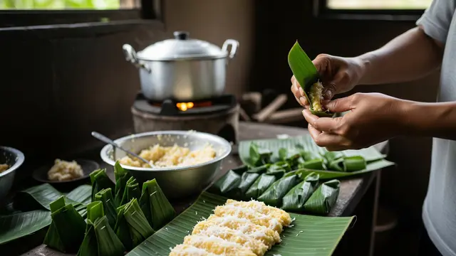 Membuat Lemet Singkong