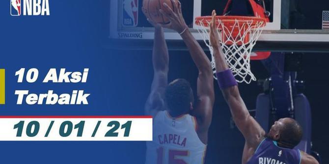 VIDEO: 10 Aksi Terbaik NBA 10 Januari 2021, Slam Dunk Keren Caleb Martin