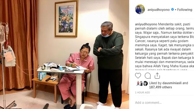 Ani Yudhoyono (Foto: Instagram)