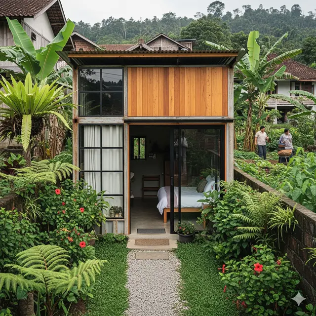 Rumah Container Modern yang Unik dan Ramah Lingkungan