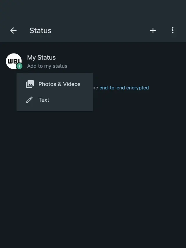 Status WhatsApp