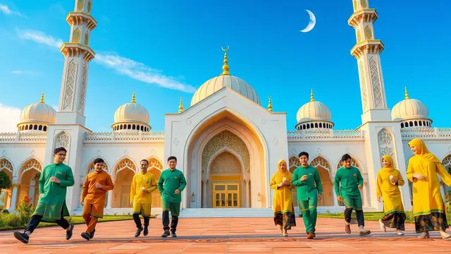 contoh membuat kartu ucapan lebaran