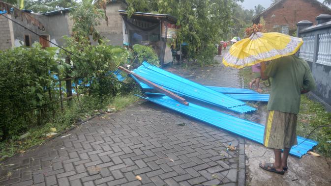 Hujan dan Angin Kencang Terjang Banyuwangi, Puluhan Rumah Warga Rusak
