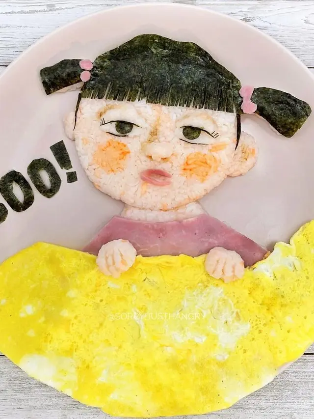 Wanita Ini Buat Karya Seni Pada Makanan Anaknya, 8 Hasilnya Curi Perhatian
