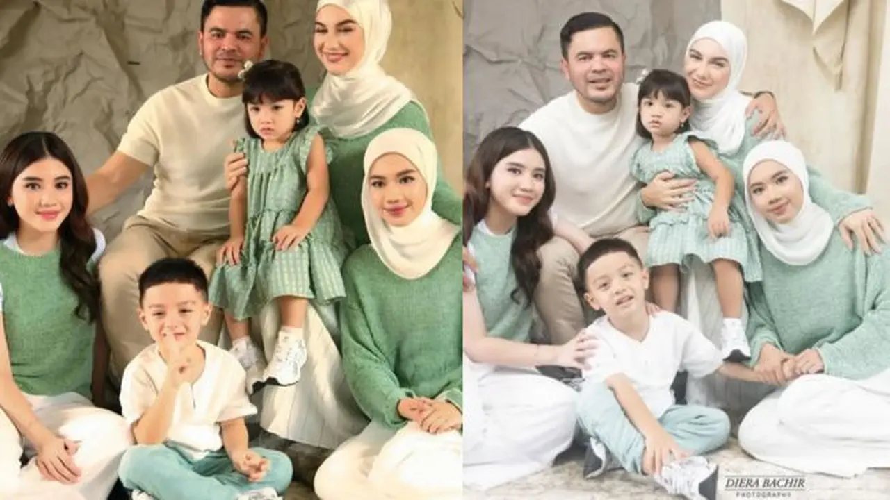 Potret Keluarga Irish Bella (credit: https://www.instagram.com/_irishbella_/ dan https://www.instagram.com/dierabachir/)