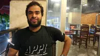 Mantan pemain Persis Solo kelahiran Maroko,&nbsp;Khairallah Abdelkbir. (Bola.com/Aditya Wany)