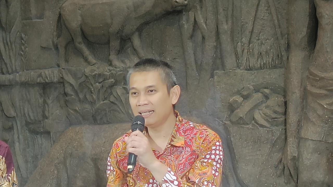 Senior Vice President Business Development PT Pertamina (Persero), Wisnu M Santoso dalam acara Media Briefing di Gedung Sarinah, Jakarta, Selasa (10/9/2024). (Foto: Tim Bisnis)