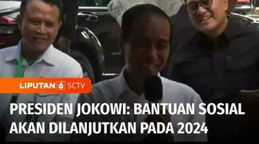 Masih dari kunjungan kerja di Pekalongan, Jawa Tengah. Presiden Joko Widodo memberikan sepeda untuk warga yang hafal Pancasila, saat mengunjungi Gudang Bulog Wiradesa. Presiden juga memastikan bantuan sosial berupa beras 10 kilogram dilanjutkan pada ...