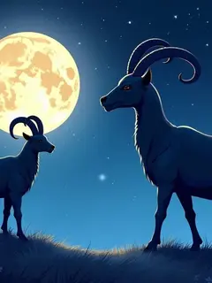 logo ramalan zodiak capricorn (sumber: AI generated)