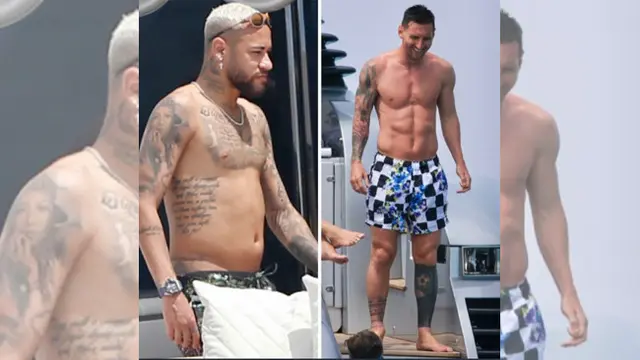 Neymar dan Lionel Messi