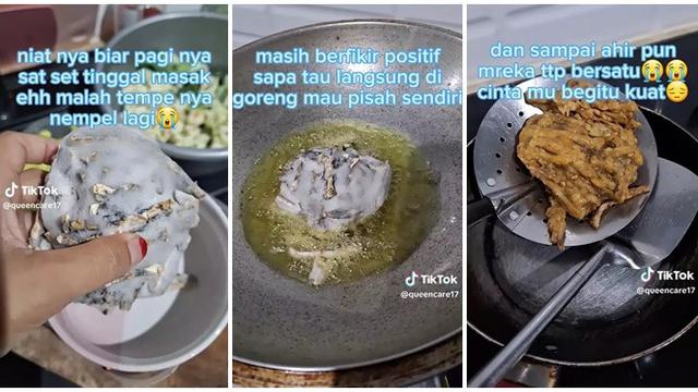 6 Momen Apes ketika Goreng Tempe Ini Bikin Tepuk Jidat, Enggak Layak Makan