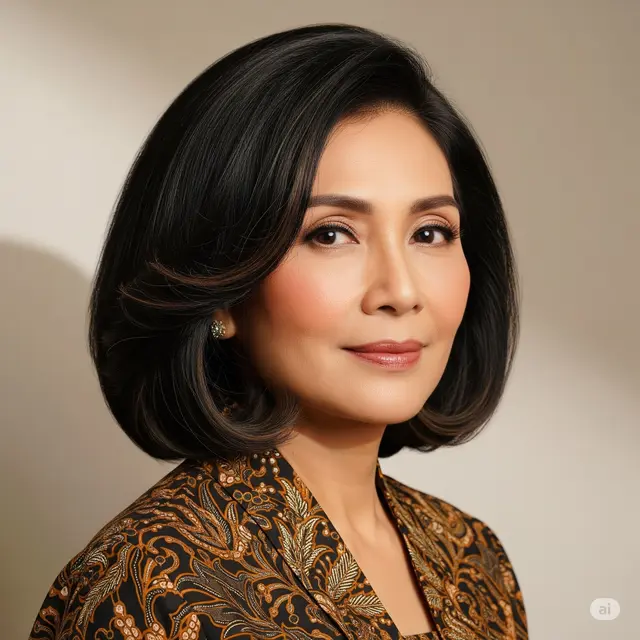 Model Rambut Wanita Paruh Baya agar Terlihat Elegan. Foto: Gemini