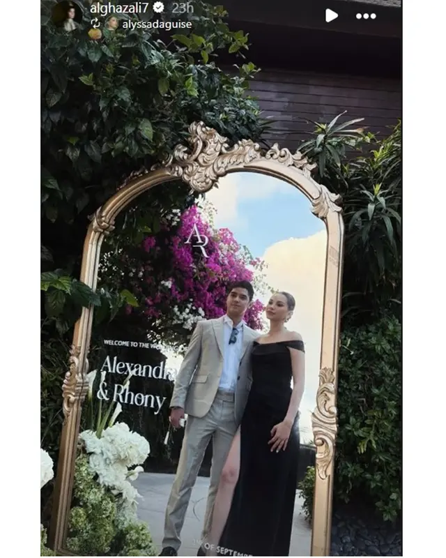 Rayakan pesta bertema white greenery, 5 potret harmonis keluarga Alyssa Daguise di resepsi sang kakak