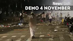 Berikut kronologi ricuhnya demo 4 november versi polisi