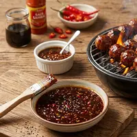 Resep bumbu celup bakso bakar. [AI Generated]