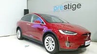 PT Prestige Image Motorcars akhirnya resmi memperkenalkan SUV listrik pertama di Tanah Air, Tesla Model X. Selasa (6/6/2017) 