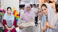 Melihat gaya busana santun Annisa Pohan kenakan hijab dan kerudung (@annisayudhoyono)