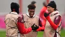 Bayern Munchen membutuhkan poin penuh ketika menjamu Slovan Bratislava demi menjaga asa lolos otomatis ke babak 16 besar Liga Champions meski masih dipengaruhi oleh hasil tim lain. (AP Photo/Matthias Schrader)