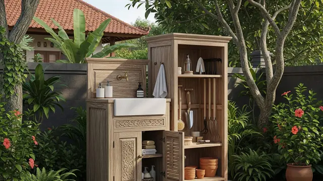 Ide Tempat Cuci Tangan di Halaman Rumah
