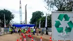 Wakil Gubernur DKI Jakarta, Djarot Saiful meresmikan pembangunan jalan layang Kapten Tendean-Blok M-Ciledug, Jakarta, Selasa (10/3/2015). Pembangunan jalan layang tersebut akan rampung pada tahun 2016 mendatang. (Liputan6.com/Yoppy Renato)
