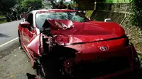 Tabrakan Sedan Sport Polisi-Motor Berujung Maut di Gunungkidul