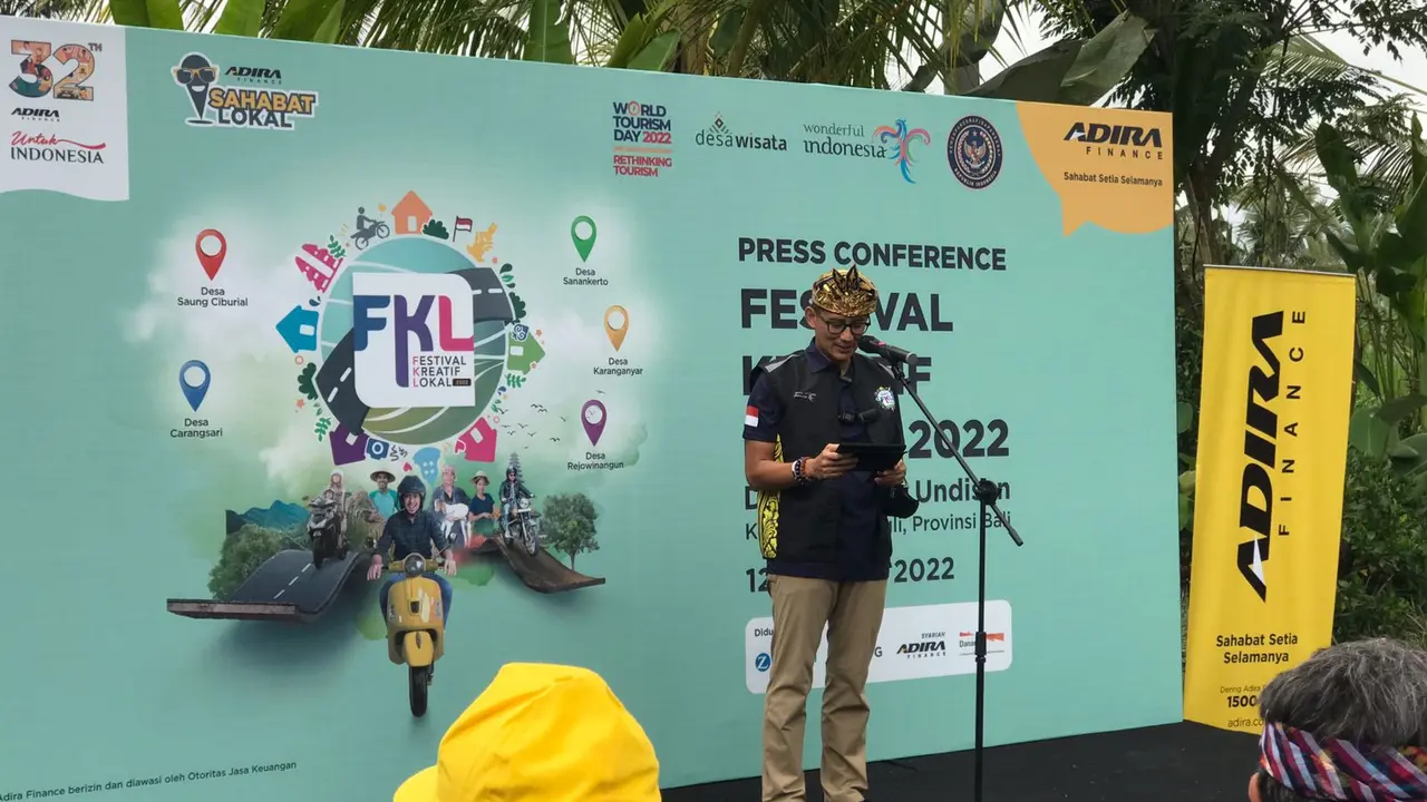 Kemenparekraf RI Gelar Festival Kreatif Lokal 2022 di Desa Wisata bersama Adira Finance