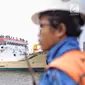 Kapal Perintis KM. Sabuk Nusatara bersiap bersandar di Pelabuhan Tanjung Priok, Jakarta, Rabu (20/6). Puncak arus balik pemudik di Pelabuhan tersebut diperkirakan akan terjadi H+7 Lebaran atau Sabtu (23/6) mendatang. (Liputan6.com/Faizal Fanani)