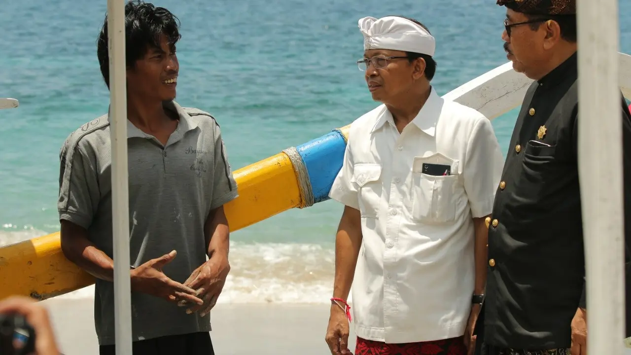 Wayan Koster bersama Cok Ace