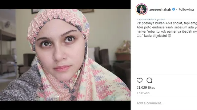 Zee Zee Shahab (Foto: Instagram)