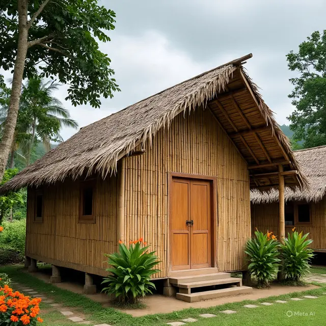 9 Desain Rumah Kampung dengan Konsep Semi Outdoor Cocok Buat Iklim Tropis