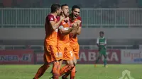 Pusamania Borneo FC menang telak 5-1 atas PS TNI pada Senin (5/12/2016) sore. (PT GTS)