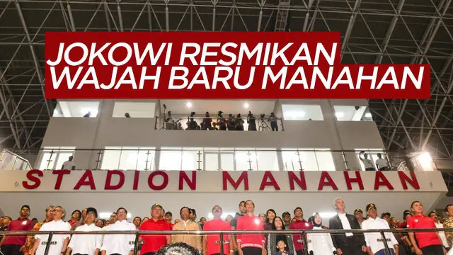 Berita Video Presiden Jokowi Resmikan Stadion Baru Manahan Solo