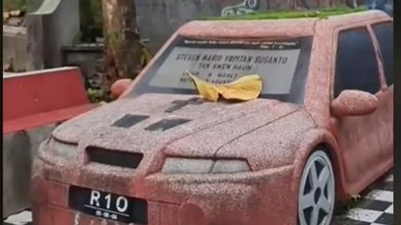 Menengok Kuburan Unik di Jogja, Batu Nisannya Berbentuk Mobil Sedan