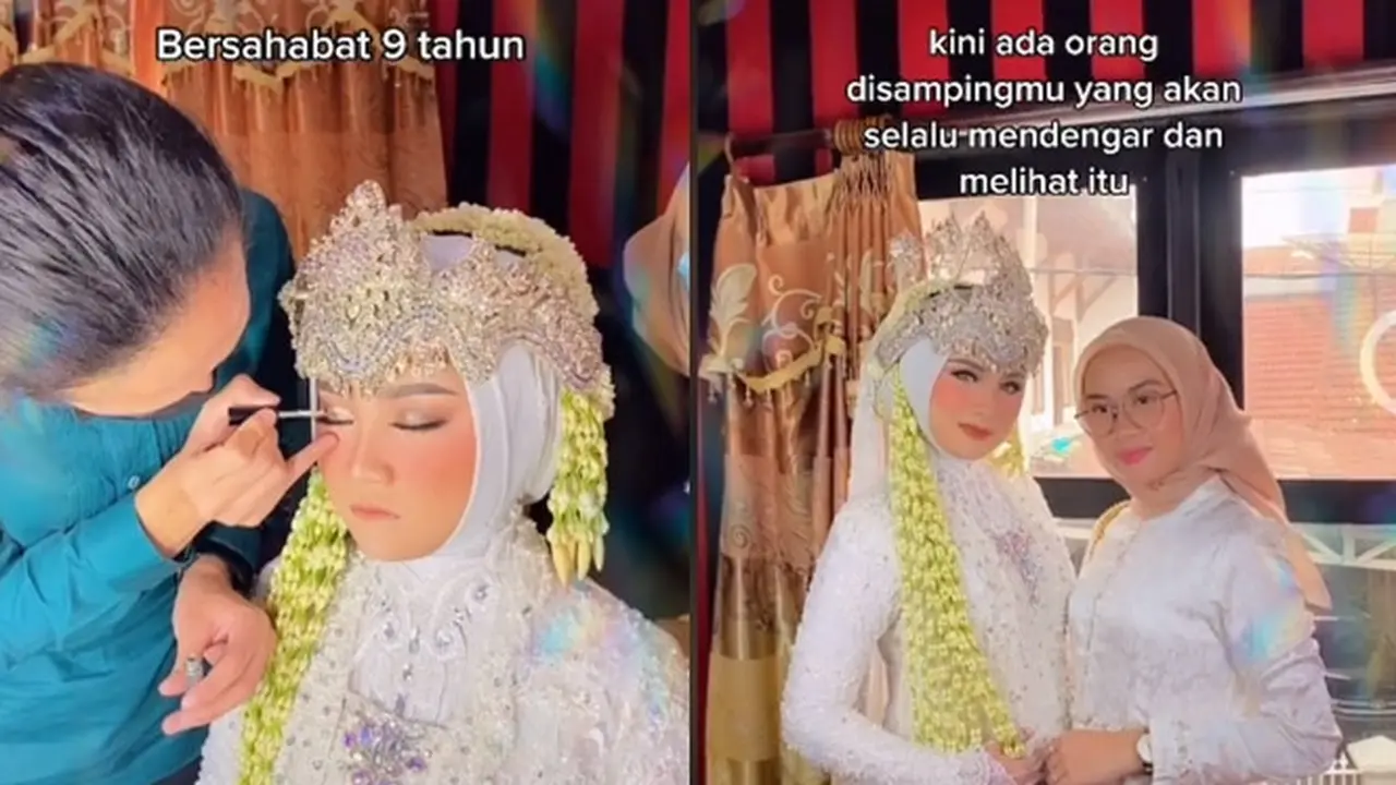 9 Tahun Bersama, Momen Wanita Melepas Sahabatnya saat Menikah Ini Bikin Haru