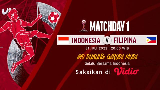 Saksikan Perjuangan Timnas Indonesia Piala AFF U-16 2022, 31 Juli - 12 Agustus 2022 di Vidio