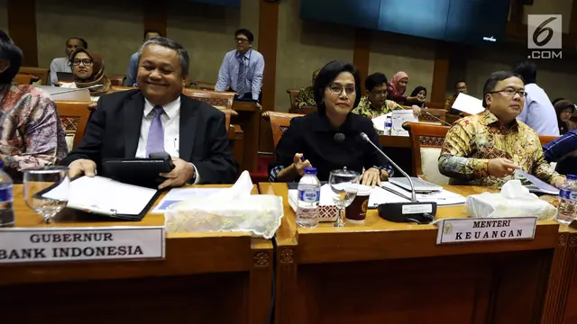Menkeu Sri Mulyani Raker Dengan Komisi XI Bahas Perekonomian 2019