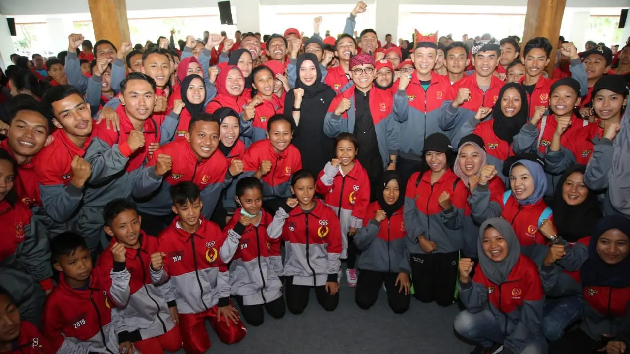 Suntikan Semangat Bupati Anas untuk 370 Atlet Banyuwangi di Porprov VI Jatim 2019