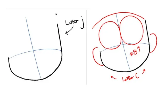 Cara Menggambar Doraemon dan Kawan-Kawan