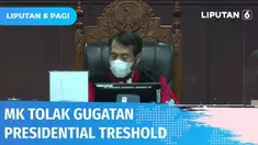 Mahkamah Konstitusi menolak gugatan Presidential Treshold atau Ambang Batas Presiden sebesar 20 persen. Gugatan yang dilakukan Mantan Panglima TNI, Gatot Nurmantyo tersebut ditolak karena dianggap tak punya legal standing.