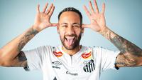 Neymar, Santos. (Bola.com/X Santos FC)