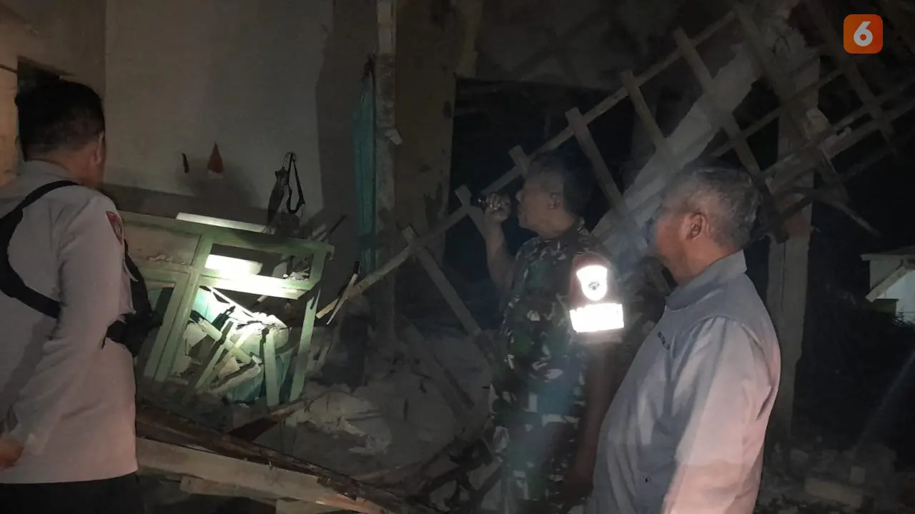 Dampak kerusakan di Kabupaten Sukabumi akibat gempa di Kabupaten Garut (Liputan6.com/Istimewa).