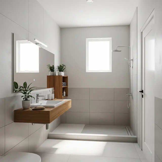 9 Desain Kamar Mandi Kecil Tapi Tetap Terang, Ruangan Sempit Jadi Lebih Lapang