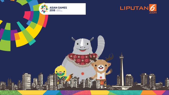 banner heboh persiapan Asian Games (Liputan6.com/Triyasni)