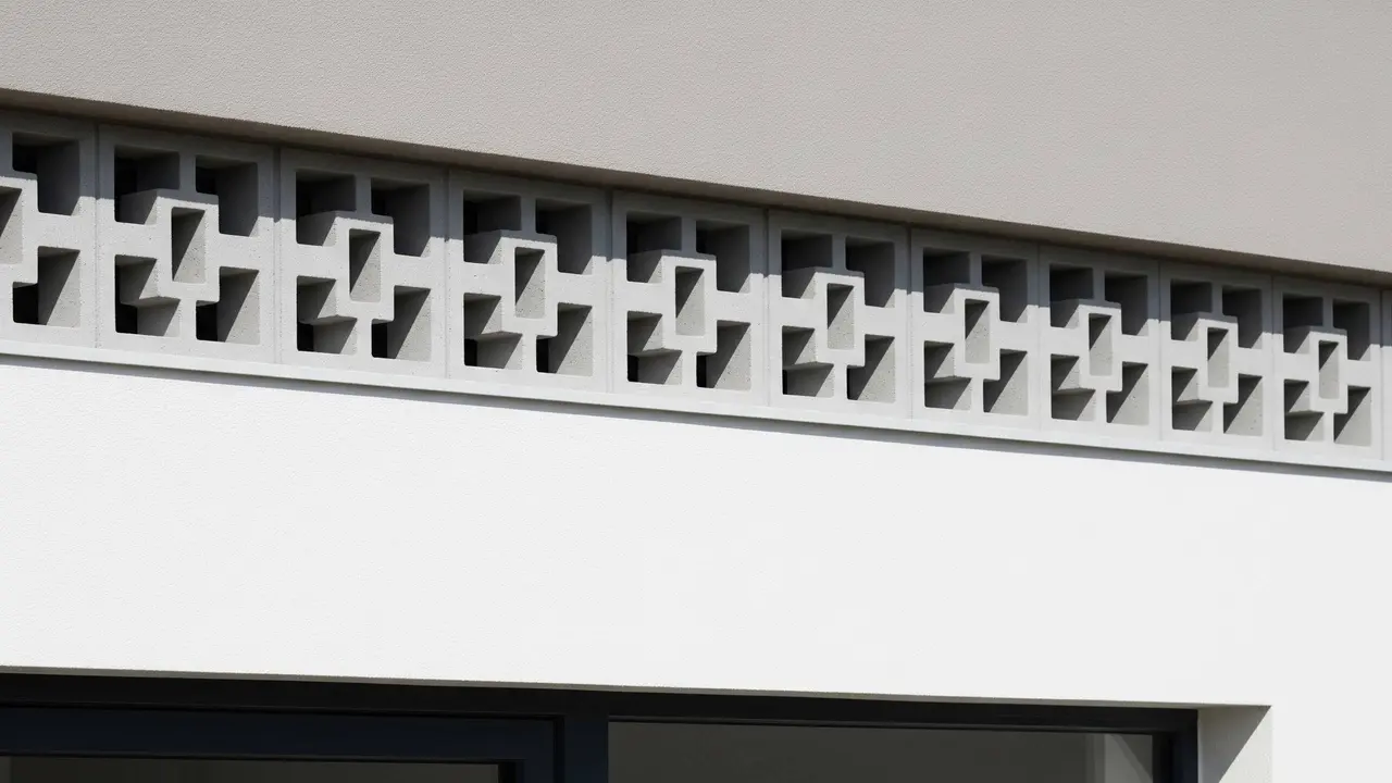 Desain Ventilasi Rumah dari Roster yang Estetik